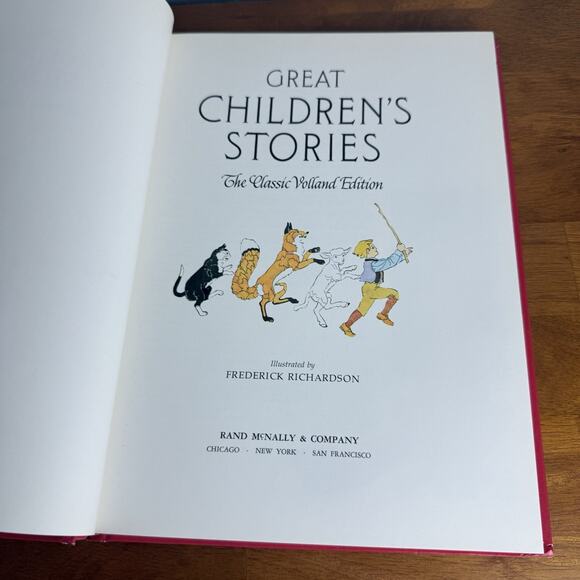 Great Children's Stories The Classic Volland‎ Edition 1972 Hard Cover Book T71 - Picture 5 of 10